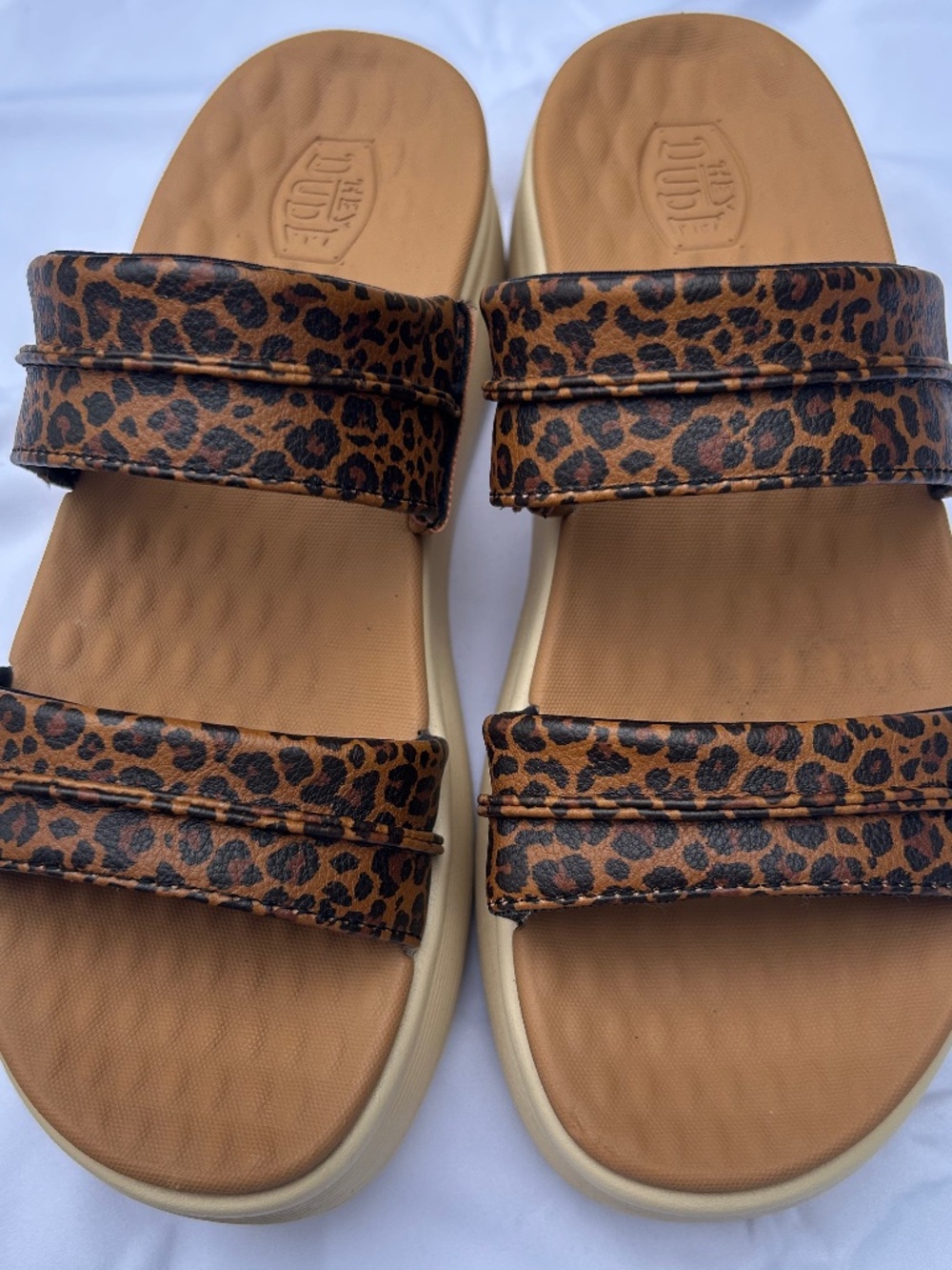 Hey Dude Austin Slides Leopard